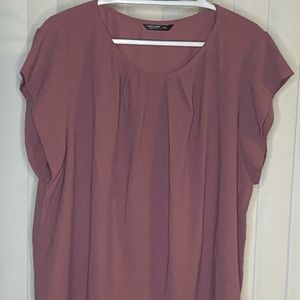 Shine dusty rose blouse size 4XL